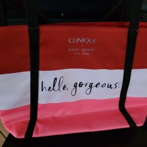 Clinique kate Spade Collaboration tote